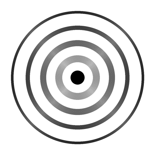 MULIO app icon — concentric circles on white